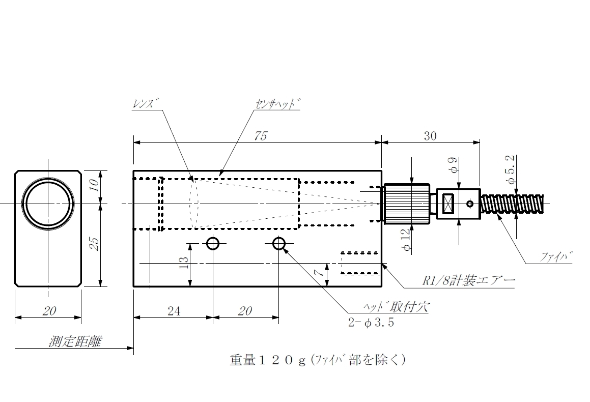 ファイバ型 放射温度計 FTKXシリーズ<br>【超高速応答タイプ